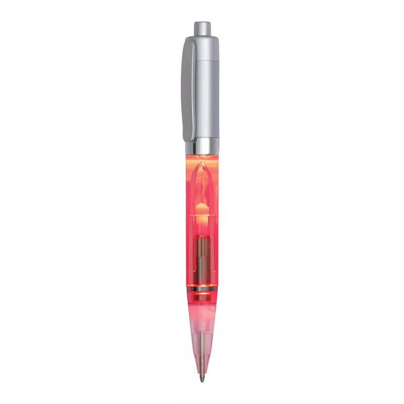Długopis - czerwony, srebrny (58-1100461)