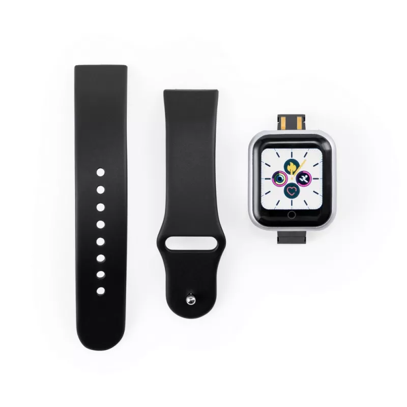 Monitor aktywności, bezprzewodowy zegarek wielofunkcyjny - czarny (V0143-03)