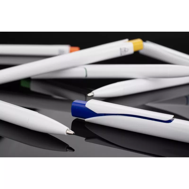 Długopis z tworzywa rABS KLIBO - granatowy (19739-06)