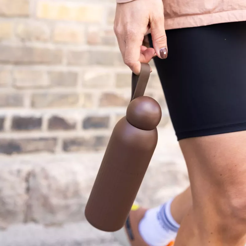 Stalowa butelka Sagaform Tekla (z recyklingu) 500 ml - Deep Mauve (LT52132-N0046)