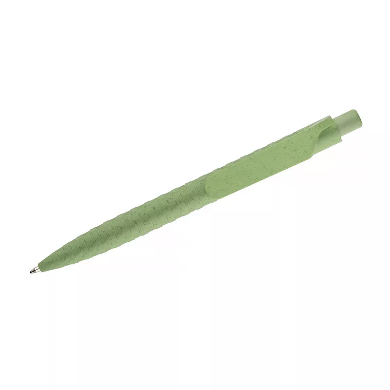 Długopis ze słomy pszennej ETNO - zielony jasny (19651-13)