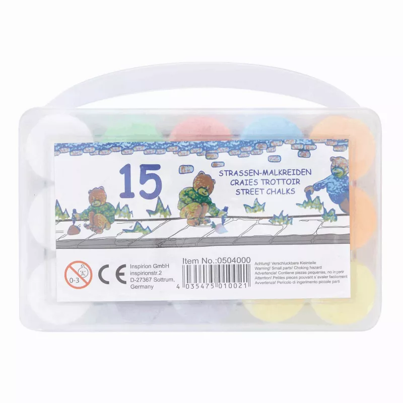 Komplet kolorowej kredy - wielobarwny (56-0504000)