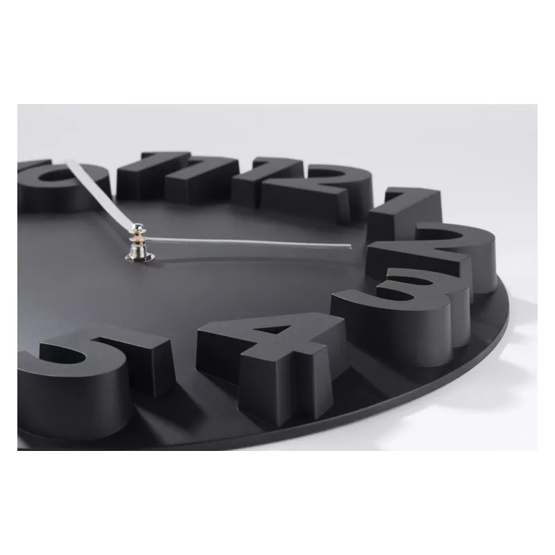 Zegar ścienny MAURO - czarny (03062-02)