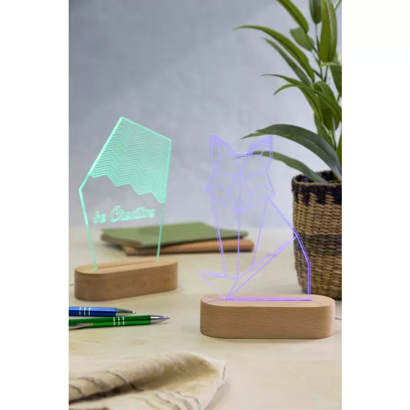 Woodify trofeum podświetlane - naturalny-a (AP716909-A)