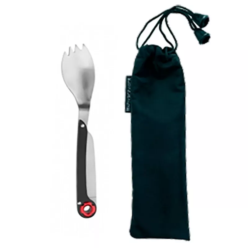 Sztućce turystyczne LATEMAR Schwarzwolf - czarny (F4800300AJ303)