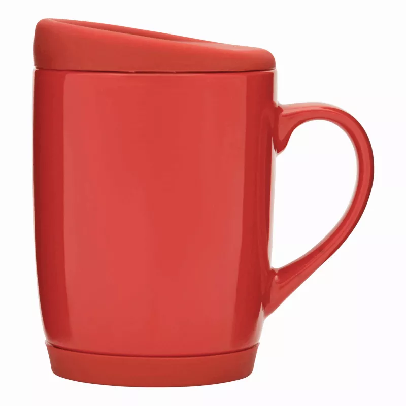 Kubek ceramiczny - czerwony (56-0340092)
