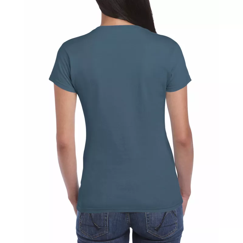 Koszulka bawełniana 150 g/m² Gildan SoftStyle™ - DAMSKA - Indigo Blue  (64000L-INDIGO BLUE)