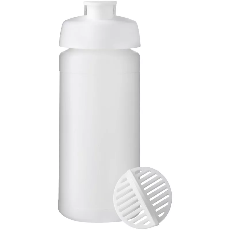 Shaker Baseline Plus o pojemności 500 ml - Biały-Szroniony bezbarwny (21070201)