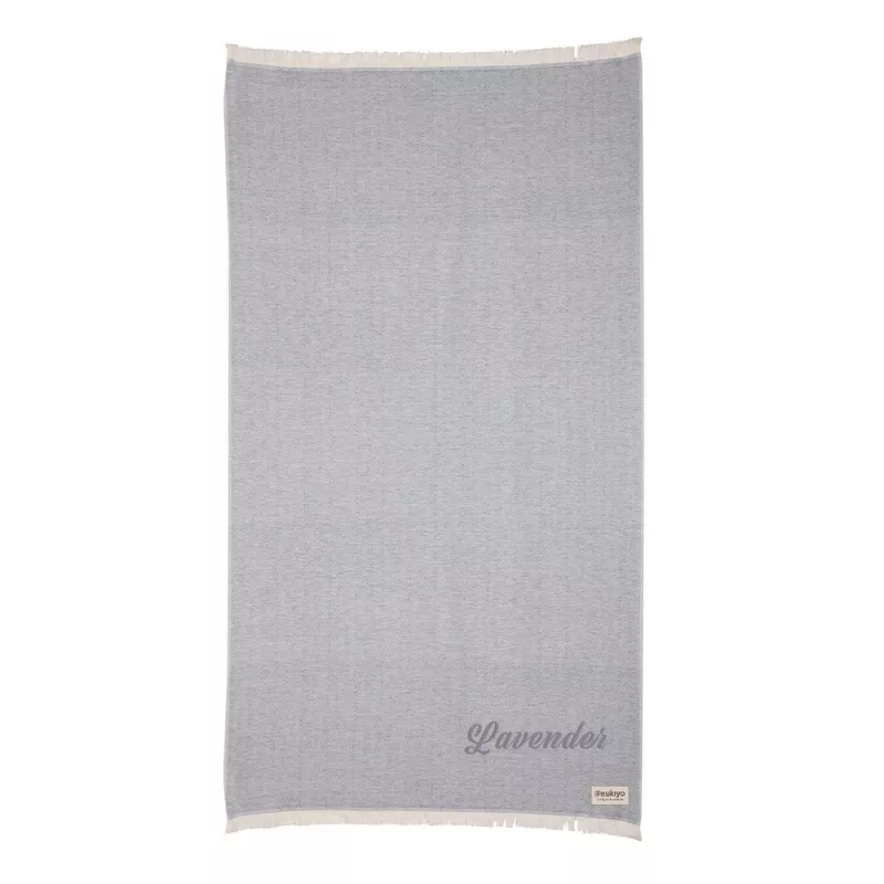 Ręcznik 100 x 180 cm Ukiyo Hisako AWARE™ - niebieski (P453.805)