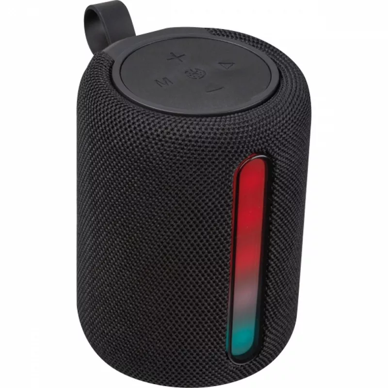 Głośnik bluetooth podświetlany LED GRETA - czarny (3524403)