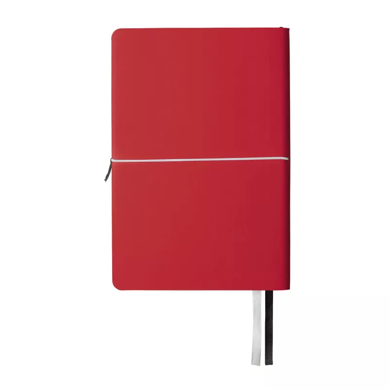 Planer A5 w miękkiej okładce z kartkami w kropki - czerwony (LT92516-N0021)
