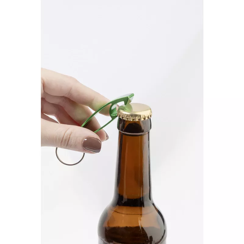 Ellopi brelok z otwieraczem do butelek - zielony (AP800814-07)