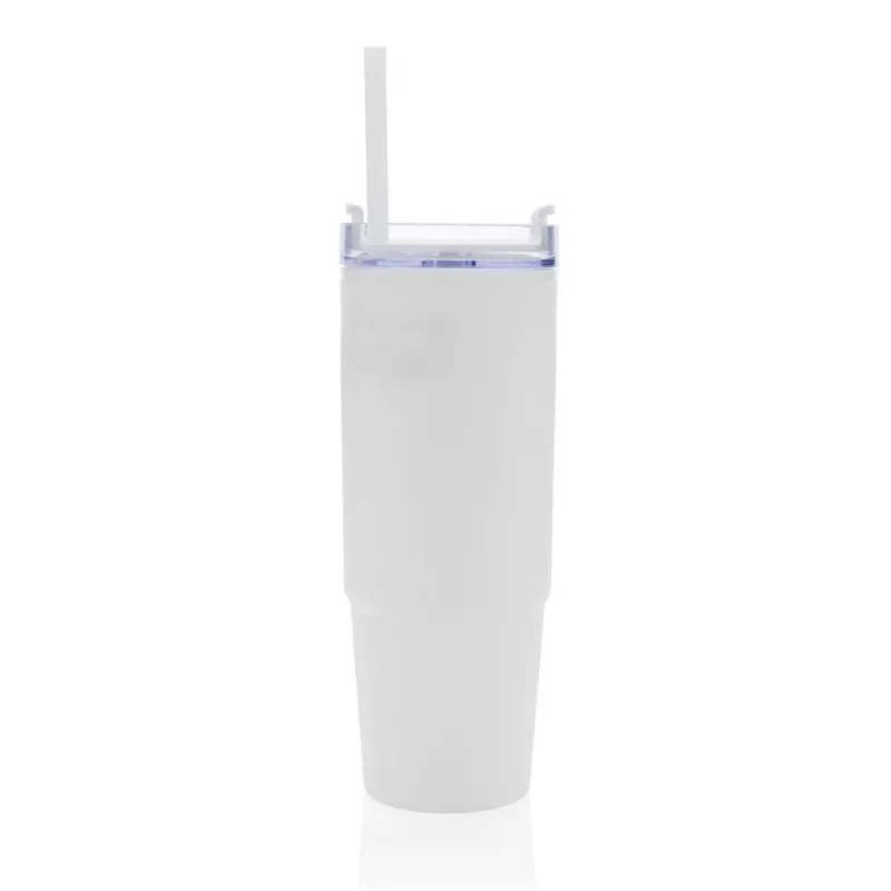 Kubek podróżny 900 ml Tana, plastik z recyklingu - biały (P437.103)