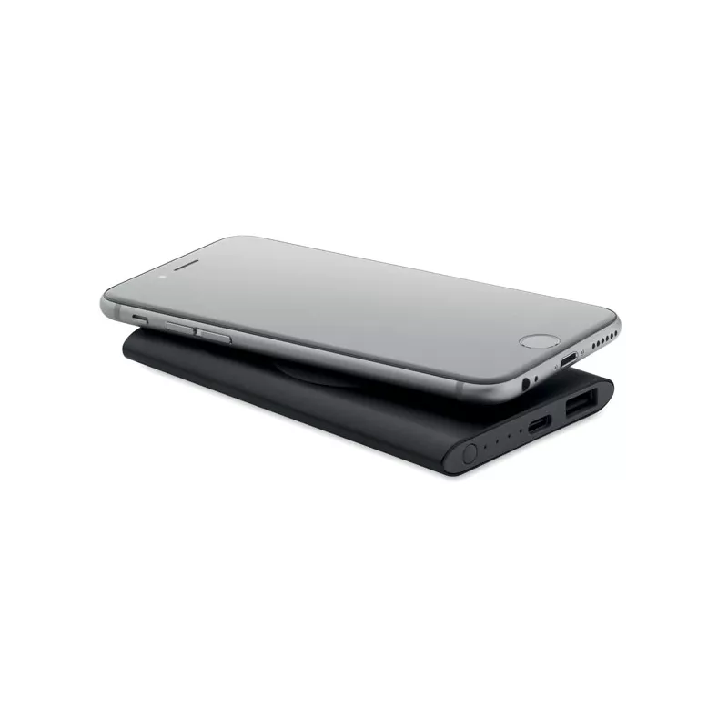 Powerbank indukcyjny 15W 5000 mAh POWERPLUS - Czarny (MO2375-03)