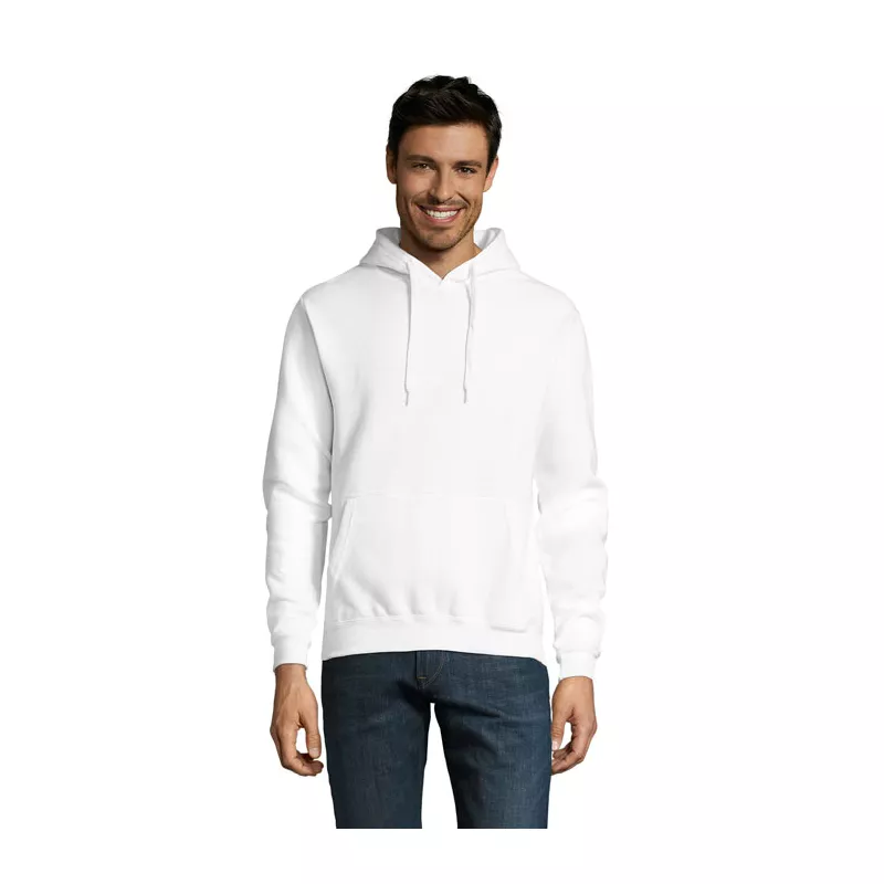 Bluza unisex z kapturem 280 g/m² Sol's SNAKE - Bialy (S47101-WH)
