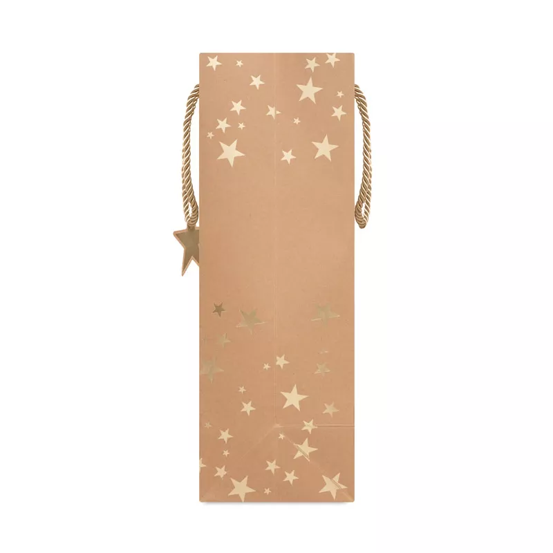 Torba prezentowa z papieru kraft 250 g/m² SPARKLE - Matowy Zloty (CX1497-98)