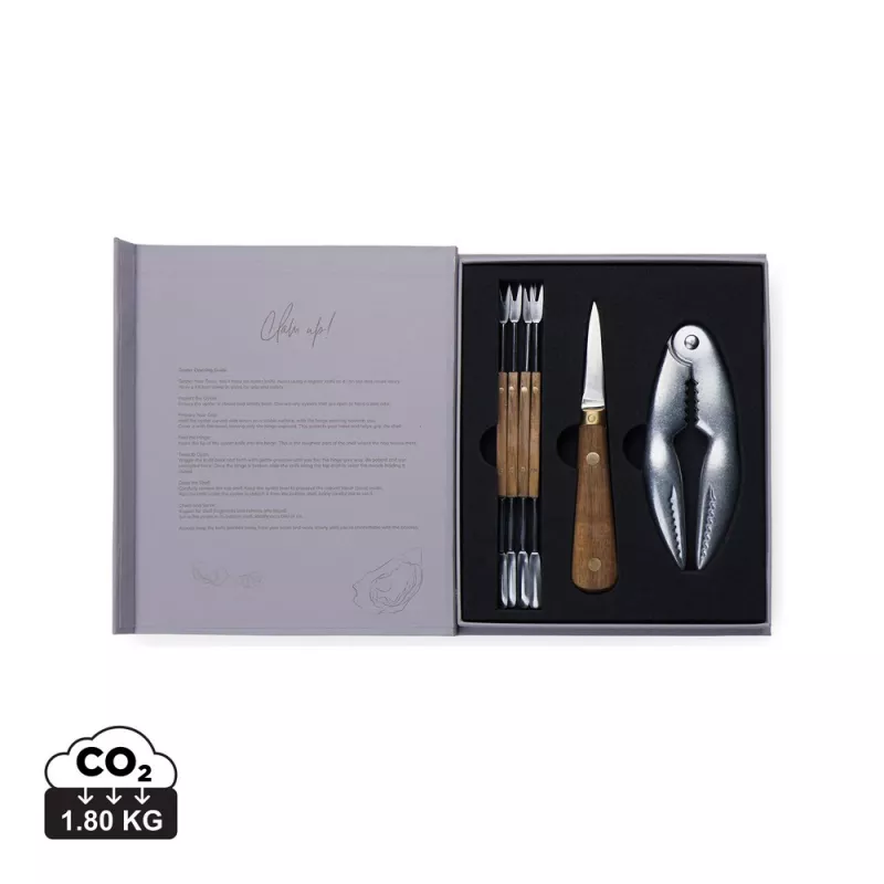 Zestaw do owoców morza Vinga Story of Seafood - neutralny (VG625-19)