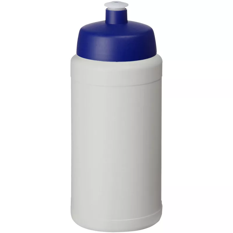 Baseline 500 ml butelka sportowa z recyklingu - Niebieski-Piasek pustyni (21044494)