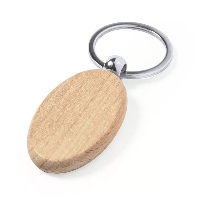 Drewniany brelok do kluczy - drewno (V0724-17B)