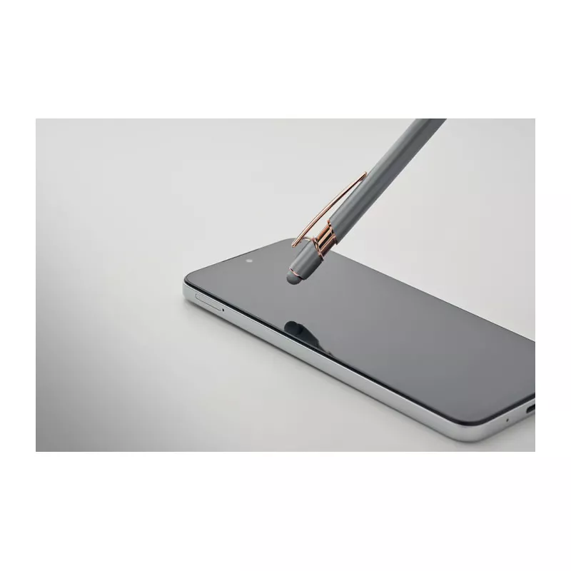 Długopis z aluminium z recyklingu SCRIBBLE - Kamienny Szary (MO2380-15)