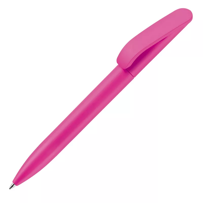 Długopis Slash z delikatnym wykończeniem Wyprodukowany w Niemczech - różowy (LT80110-N0076)