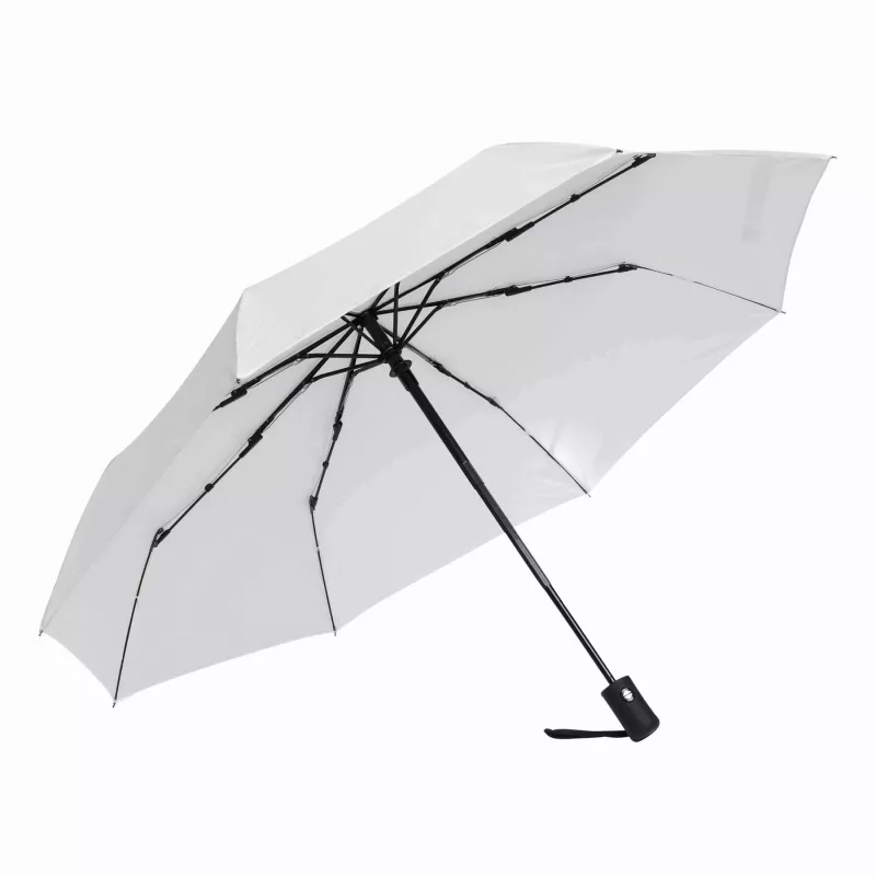 Automatyczny, wiatroodporny parasol kieszonkowy - biały (56-0101262)
