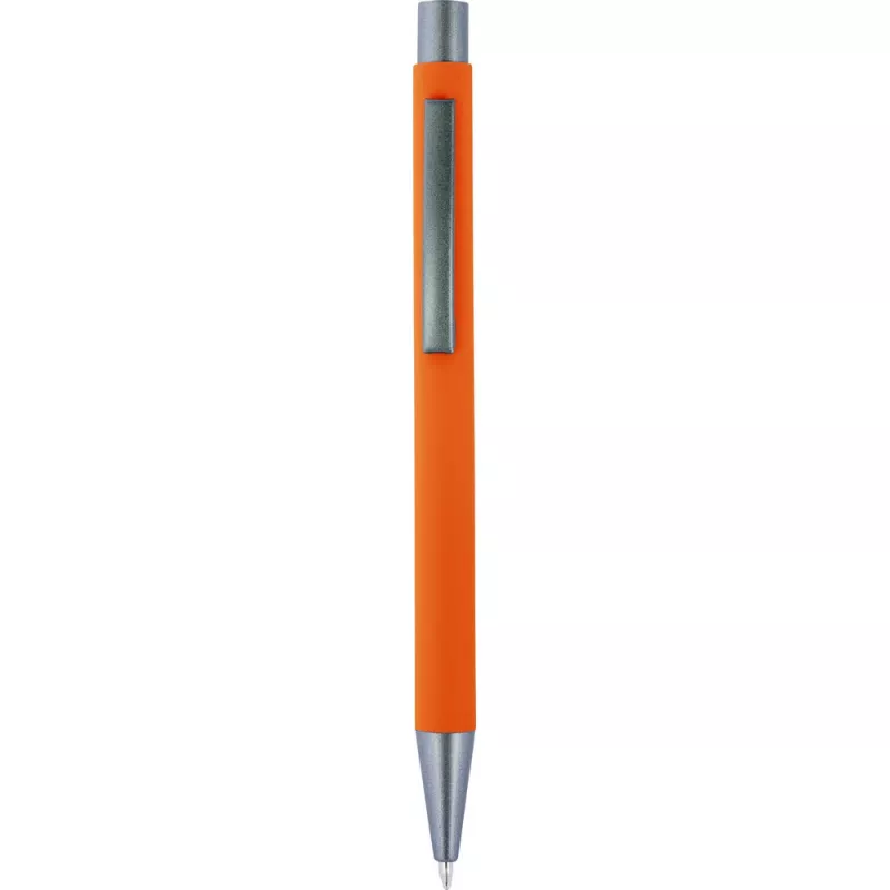 Długopis metalowy z lustrzanym grawerem - pomarańczowy (V1916-07)
