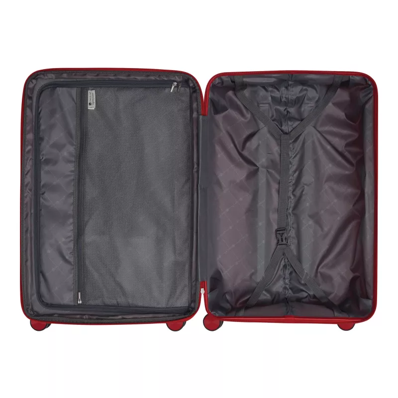 Zestaw walizek - czerwony (56-2210032)