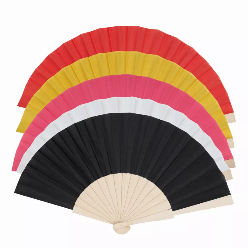 Składany wachlarz - czerwony (56-0906022)