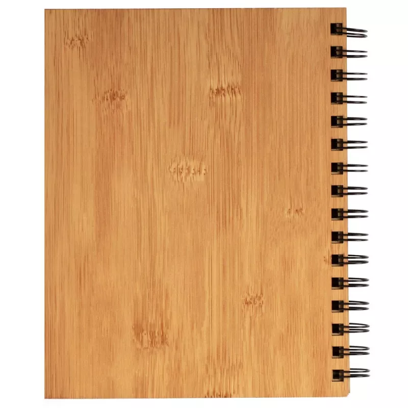 Bambusowy notatnik ok. A5 z długopisem - brązowy (V0206-16)