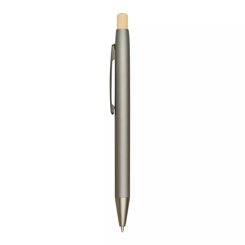 Długopis aluminiowy BAMBOO PUSHER - szary (56-1102253)