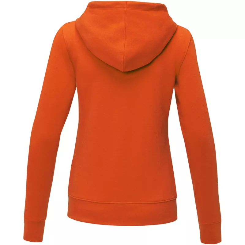 Damska bluza z kapturemTheron  z zamkiem błyskawicznym - Pomarańczowy (38230-ORANGE)