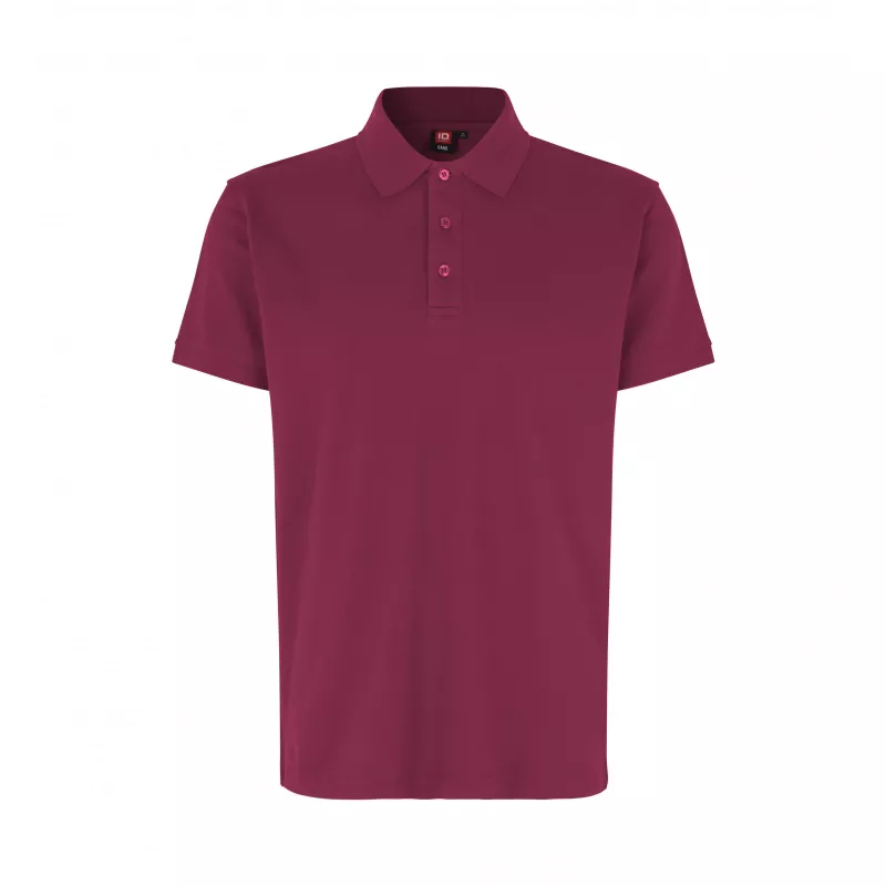 Koszulka bawełniana 210 g/m² ID Polo/stretch 0525 - Cerise (0525-CERISE)