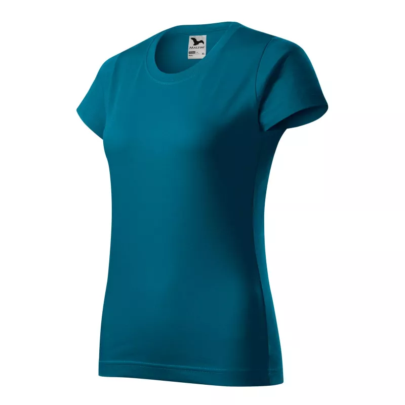Koszulka bawełniana damska 160 g/m²  BASIC 134 - Petrol blue (ADLER134-PETROL BLUE)