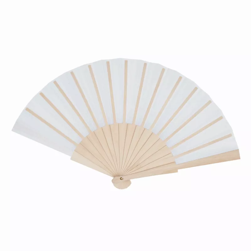 Składany wachlarz - biały (56-0906021)