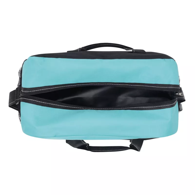 Sportowa torba - czarny, turkusowy (56-0808556)