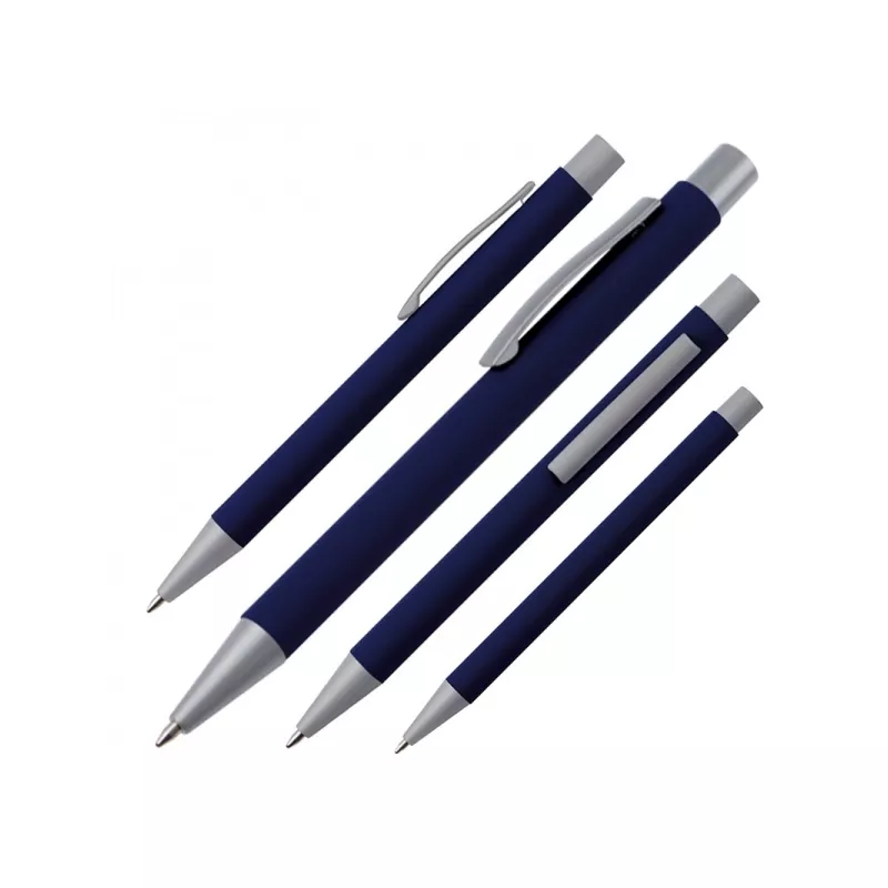 Metalowy długopis reklamowy ABU DHABI - granatowy (093544)