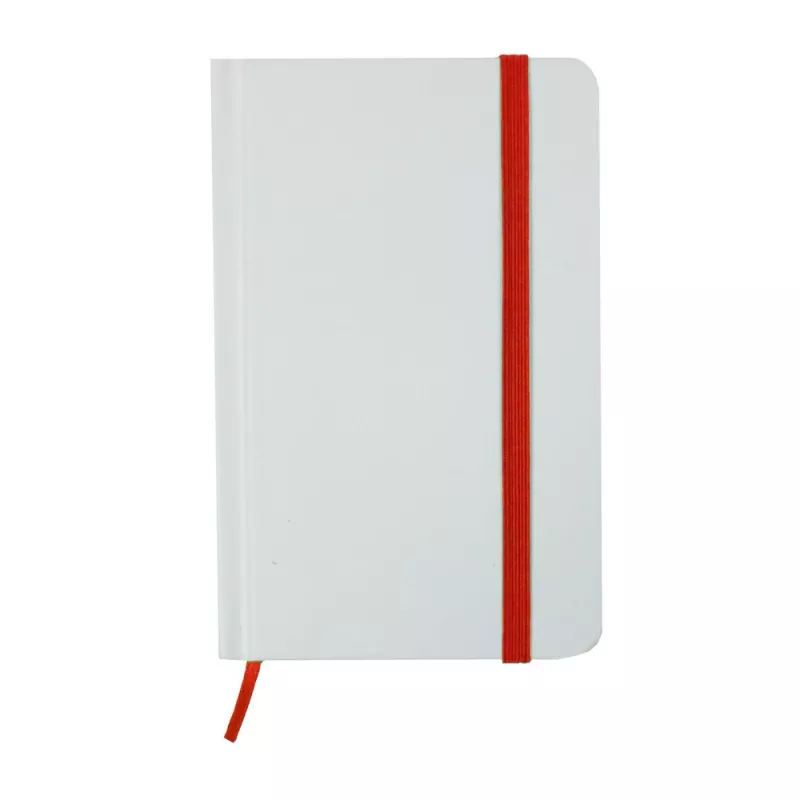 Notatnik ok. A6 - biało-czerwony (V2669-52)