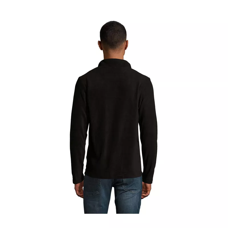 Bluza polarowa męska na zamek 220 g/m² Sol's NORMAN - Czarny (S02093-BK)