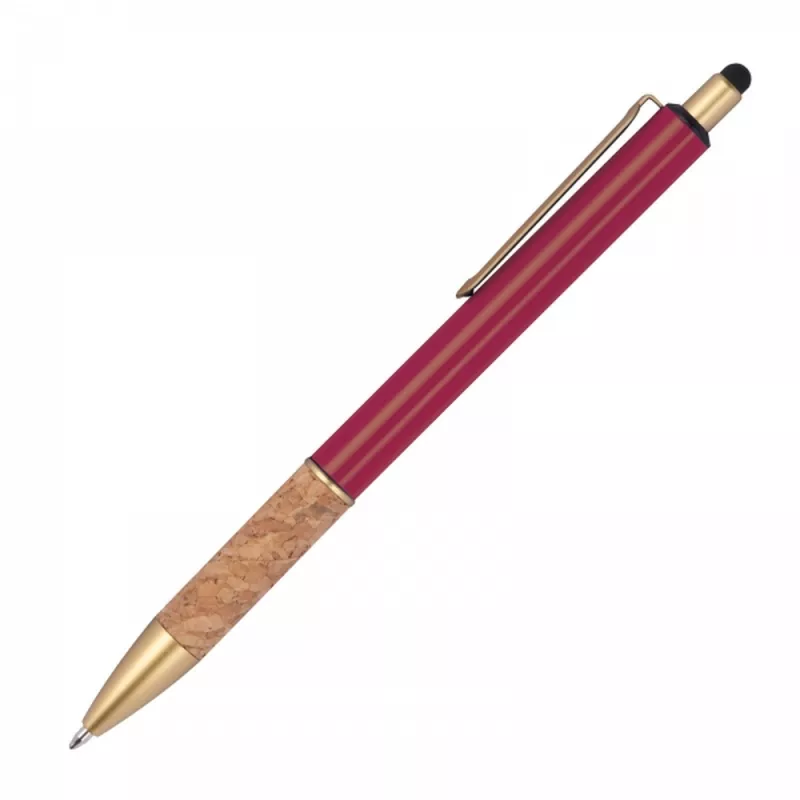Długopis metalowy touch pen MARIAN - bordowy (1369002)