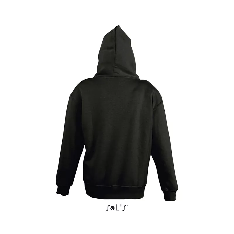 Bluza dziecięca z kapturem 280 g/m² Sol's SLAM KIDS - Czarny (S13255-BK)