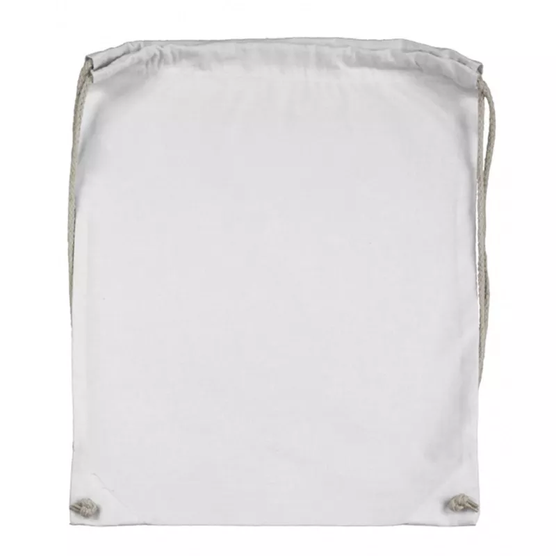Plecak bawełniany na sznurkach Jassz 140 g/m², 38 x 42 cm - Snowwhite (602.57-SNOWWHITE)