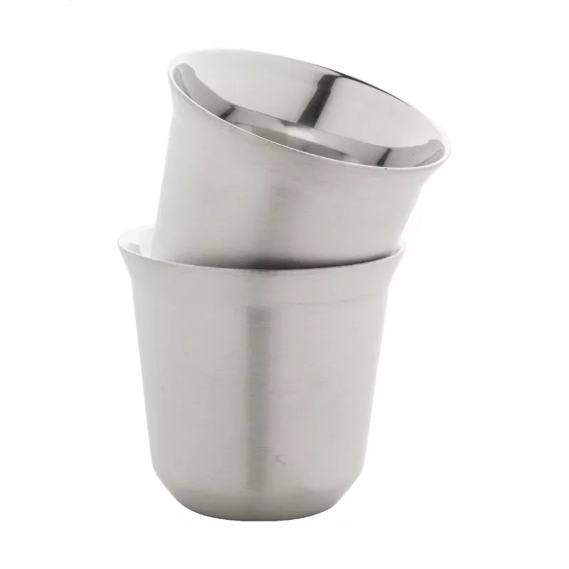 Copsul Zestaw filiżanek do espresso RSS - srebrny (AP800050-21)