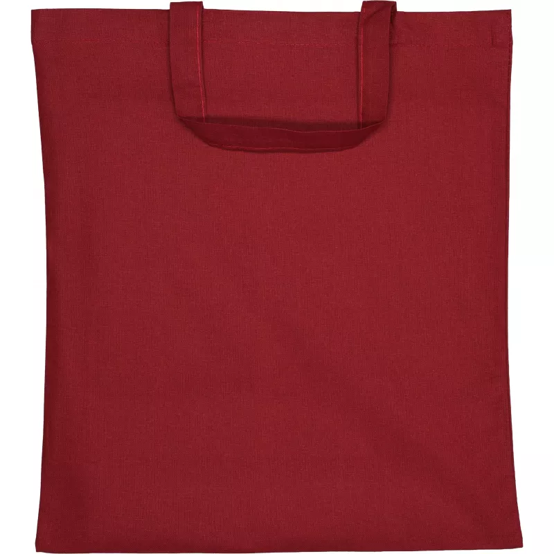 Torba bawełniana z krótkim uchem 140 g/m2 MARSHALL - bordowy (6068002)