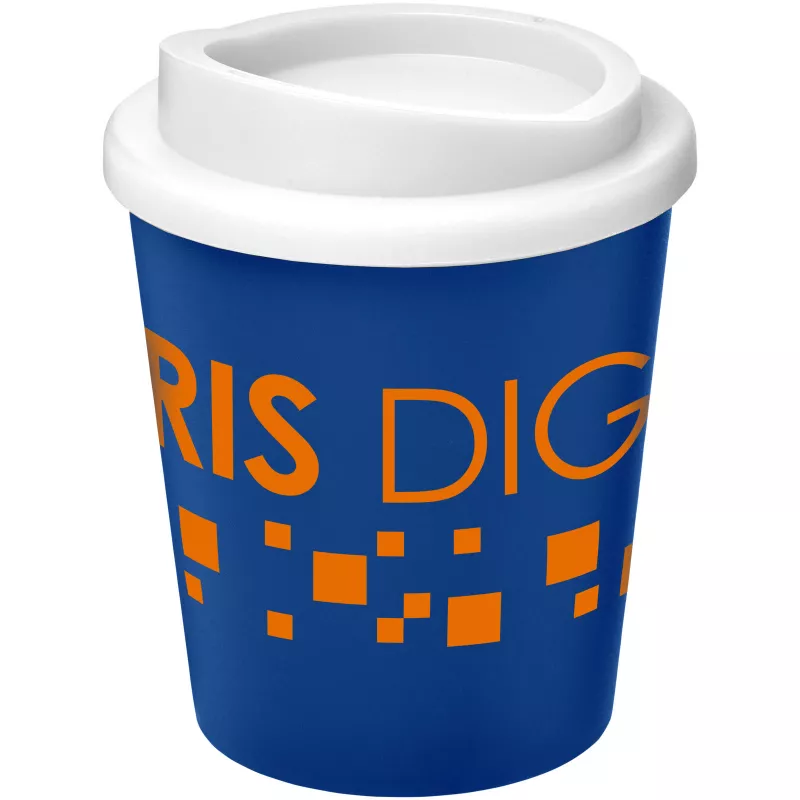 Kubek termiczny z plastiku 250 ml dowolny mix kolorów - Biały-Niebieski (21009215)