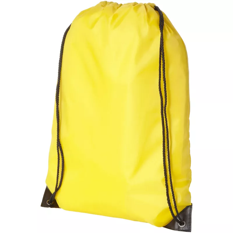 Plecak na sznurkach poliestrowy Oriole Premium, 33 x 44 cm - Żółty (19549065)