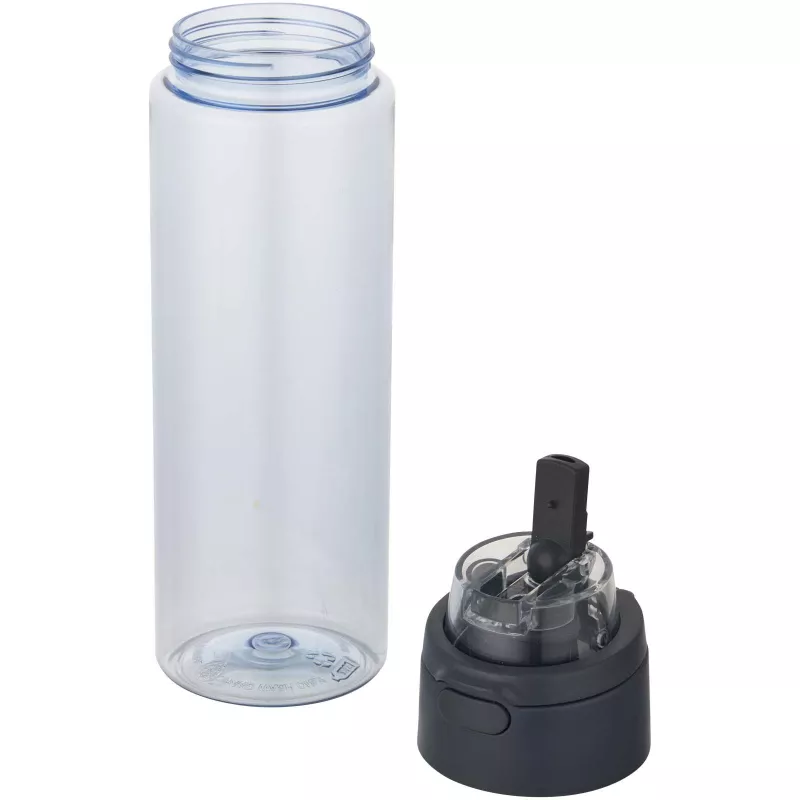 Bidon na wodę Theron o pojemności 700 ml, wykonany z tworzywa sztucznego pochodzącego z recyklingu (RCS), z pokrywką o podwój - Hale Blue (10095055)