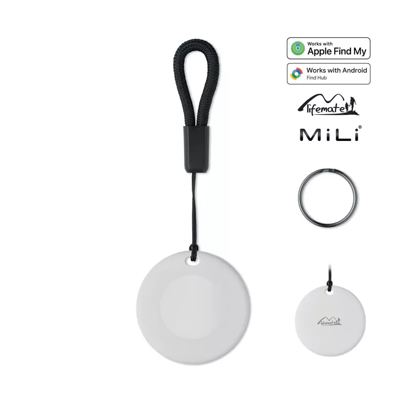Lokalizator do kluczy Find My i Find Hub IP65 LIFEMATE - Bialy (MO3107-06)