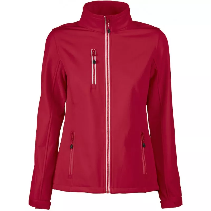 Softshell reklamowy damski 280 g/m² VERT - Czerwony (2261050-RED)