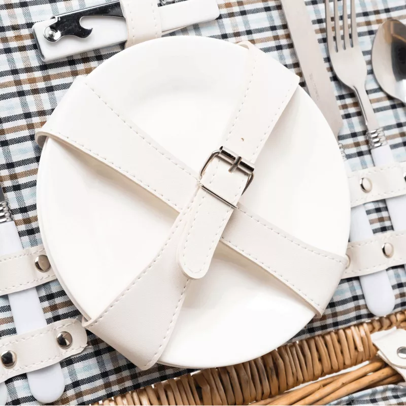 Wiklinowy koszyk piknikowy - brązowy (56-0604037)